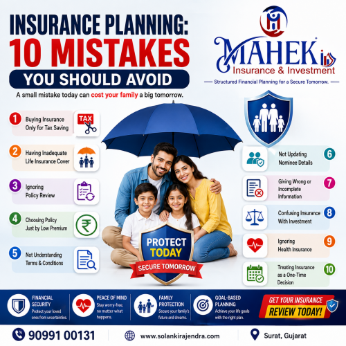 Insurance Planning: 10 Mistakes You Should Avoid